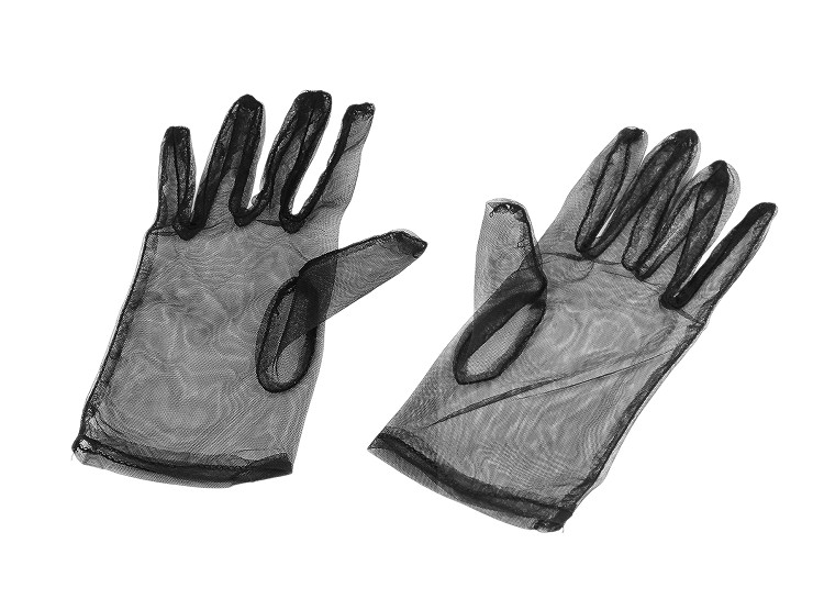 Gants de fête en tulle