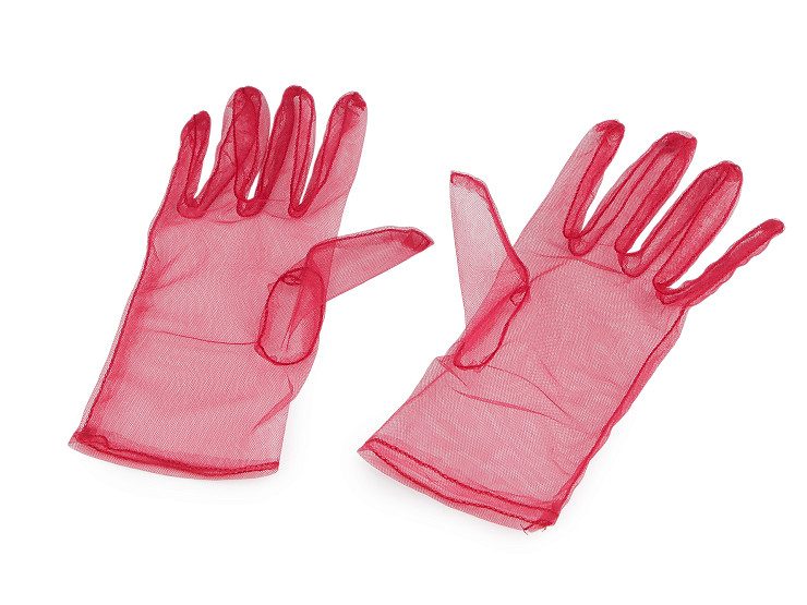 Gants de fête en tulle