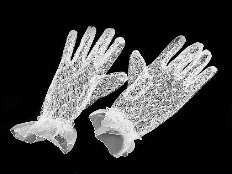 Gants de soirée en dentelle