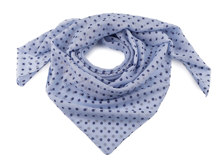 Polka dot scarf 85x90 cm