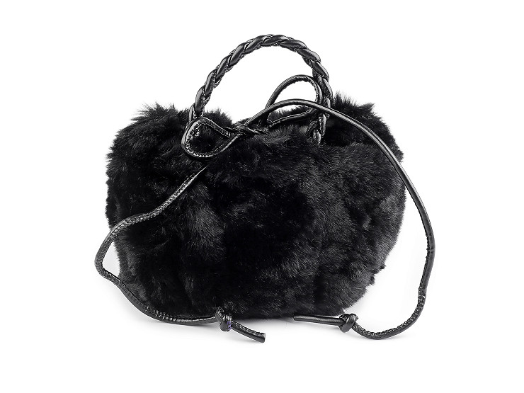 Sac à main en fourrure, 24 x 18 cm