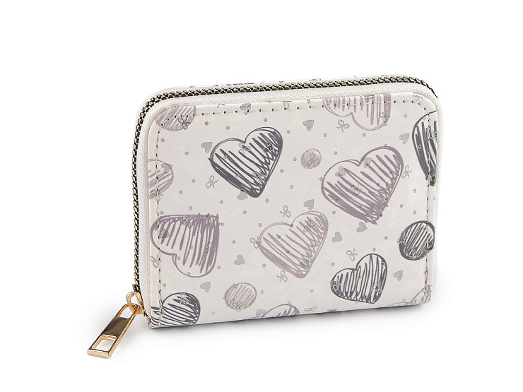 Girls' heart wallet 9x11 cm