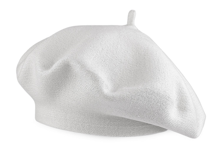Beret damski włóczkowy