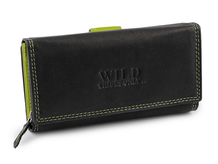 Dámska kožená peňaženka 9,5x17 cm