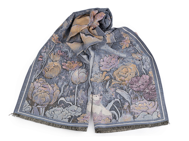 Cashmere type scarf / shawl / plaid 70x185 cm