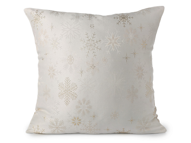 Karácsonyi párnahuzat lurexszel 40x40 cm