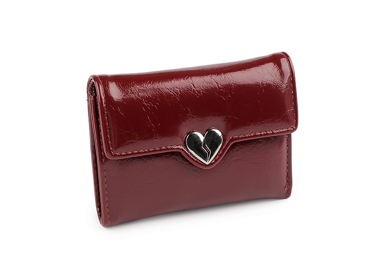 Dámska peňaženka srdce 9x11, 5 cm