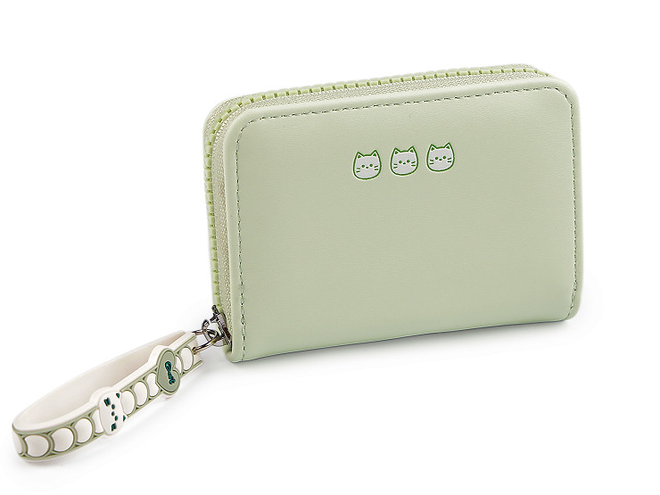 Portmonetka dziewczęca 8x11 cm koty 