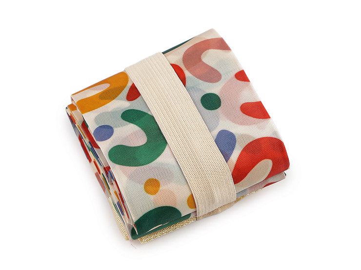 Foldable shopping bag with zipper 70x40 cm