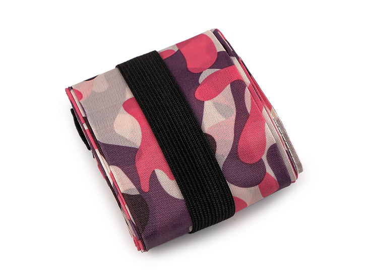 Foldable shopping bag with zipper 70x40 cm