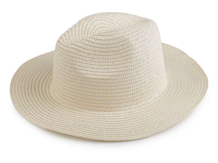 Letní klobouk / slamák unisex k dozdobení