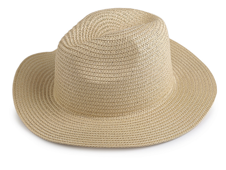 Letní klobouk / slamák unisex k dozdobení