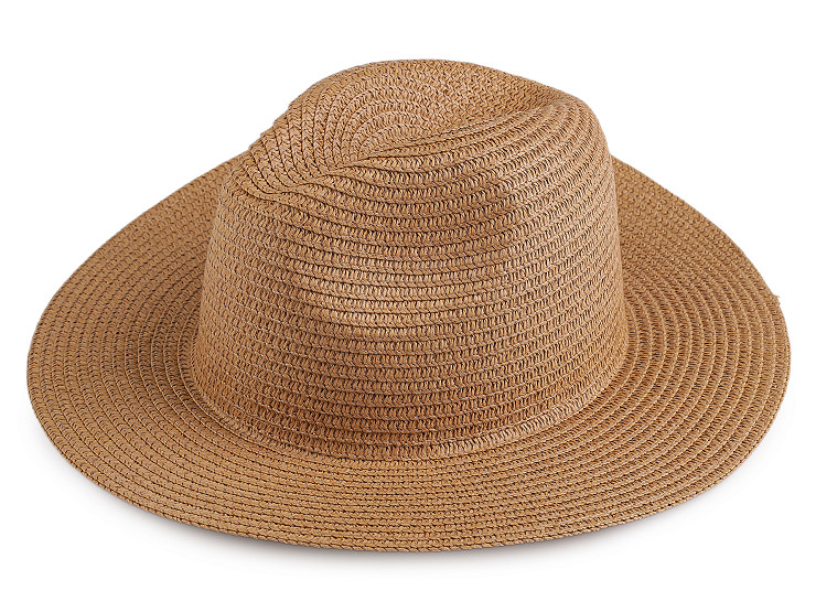Letní klobouk / slamák unisex k dozdobení