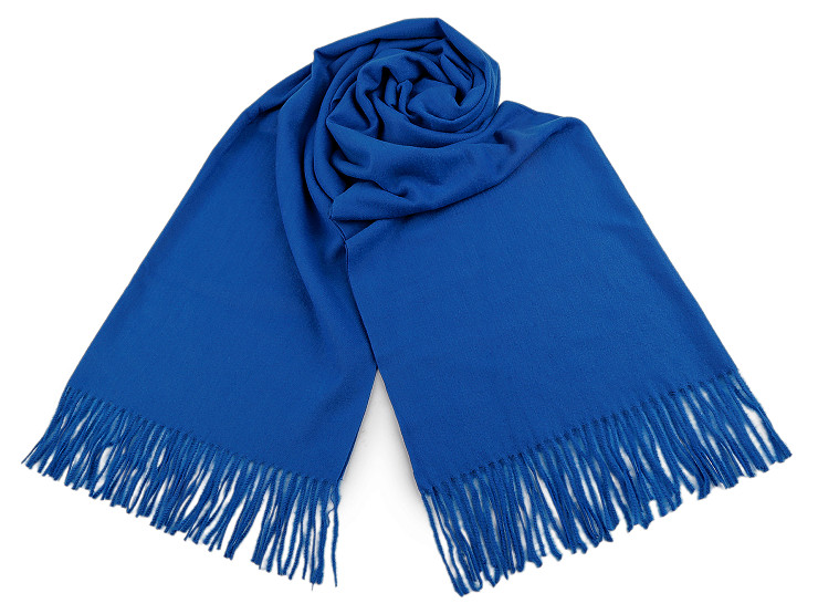 Šátek / šála typu pashmina s třásněmi 70x185 cm