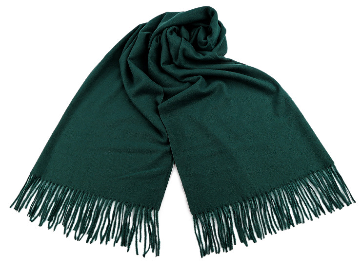 Šátek / šála typu pashmina s třásněmi 70x185 cm