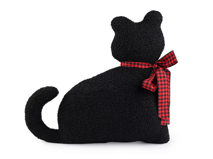 Dekoráció párna macska, kutyus buklé / bouclé