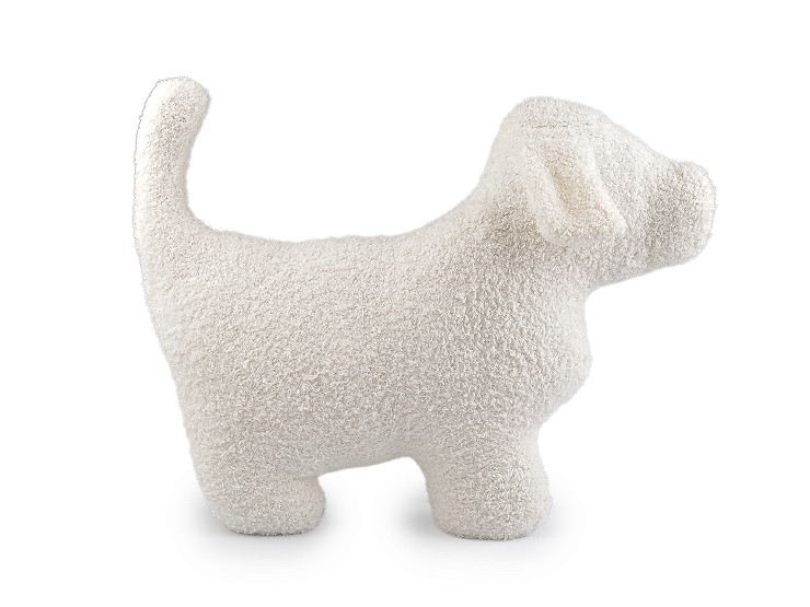 Dekoráció párna macska, kutyus buklé / bouclé