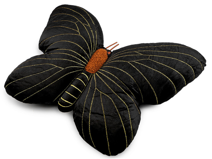 Dekoráció párna pillangó 45x32 cm