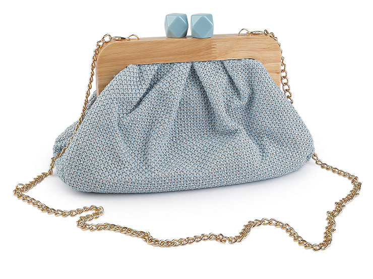 Kabelka - psaníčko s dřevěným rámečkem