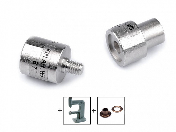 Grommets / Eyelets Setting Tool Die Ø5.5 and 7 mm 