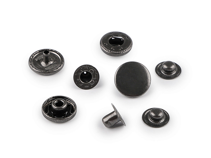 Kovové cvoky Ø12 mm na stredne hrubé látky, z nerezovej ocele