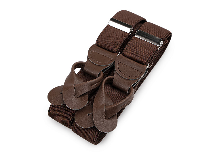 Bretelles de pantalon, largeur 3,5 cm, longueur 120 cm, dos en Y