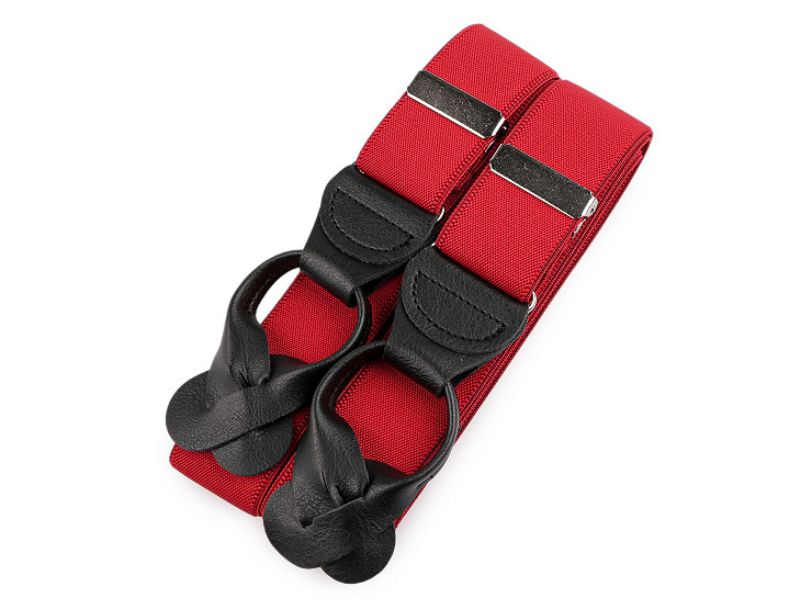 Hosenträger mit Knopfloch Breite 3,5 cm Länge 120 cm