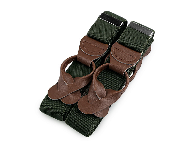 Hosenträger mit Knopfloch Breite 3,5 cm Länge 120 cm