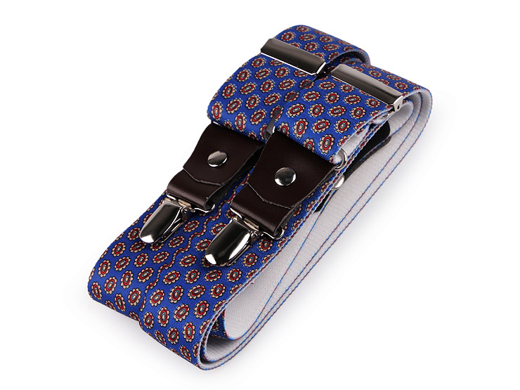Trouser braces with double fastening, width 3.5 cm, length 120 cm