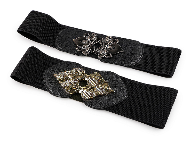 Dámský pásek pružný kovová spona