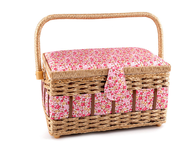 Panier de rangement pour matériel de couture