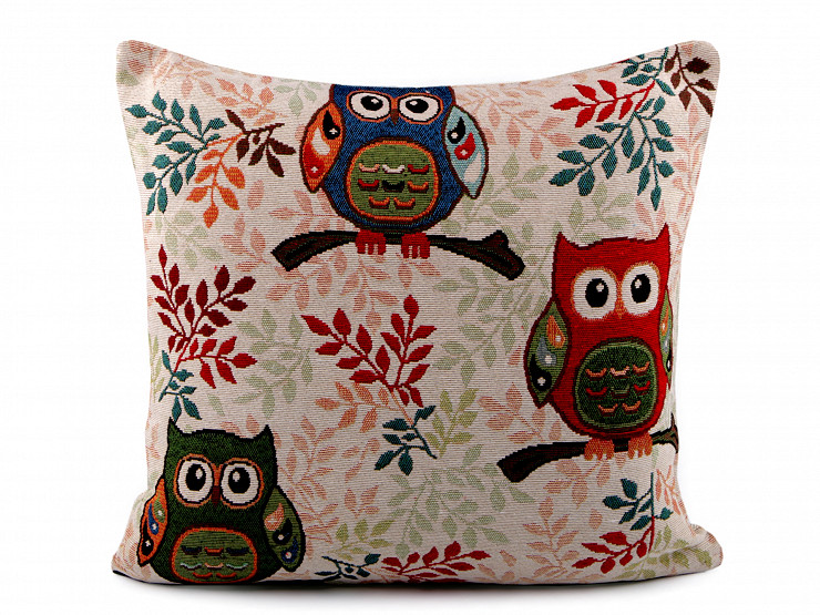 Cushion Cover, Owls 45x45 cm