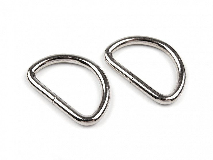 Metal D-ring width 25 mm