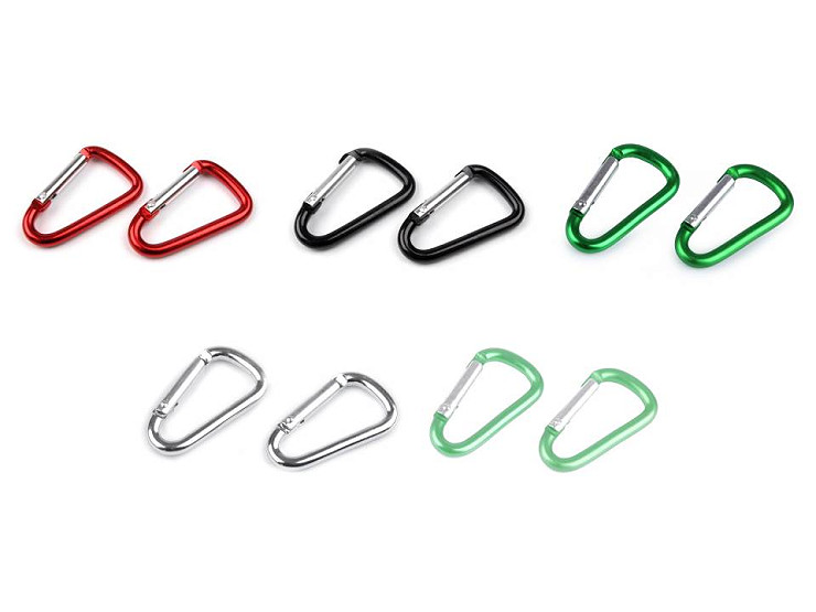 Fém karabiner 23x39 mm