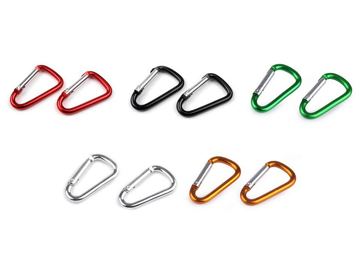 Moschettone a molla, dimensioni: 23 x 39 mm