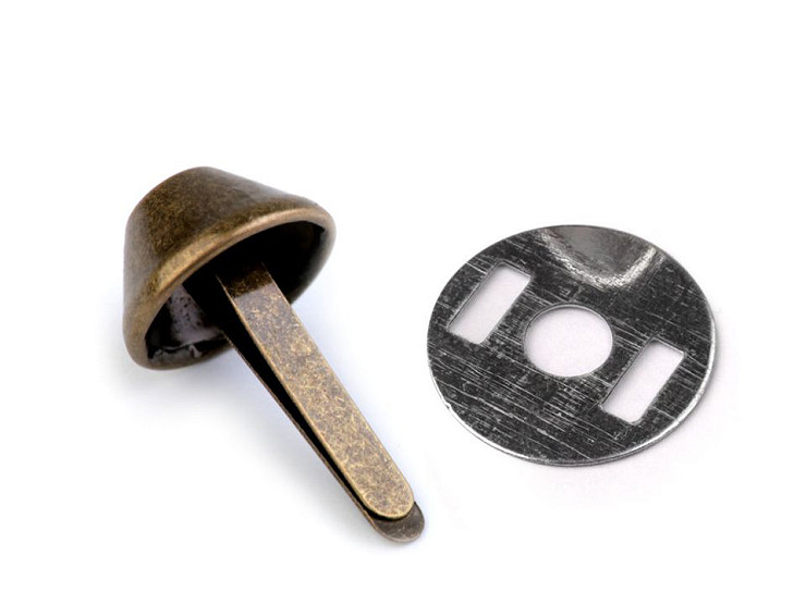 Têtes de clou métalliques, Ø 12 mm
