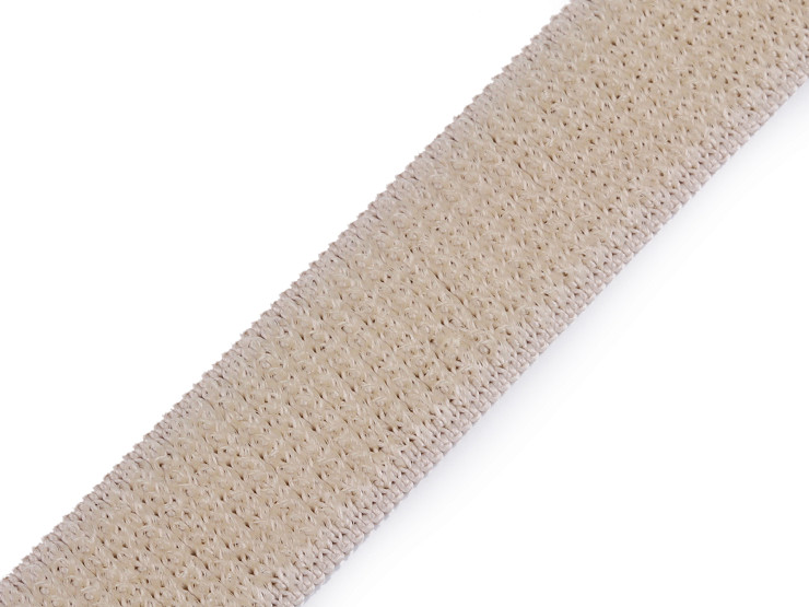 Suchý zips plyš šírka 20 mm elastický 