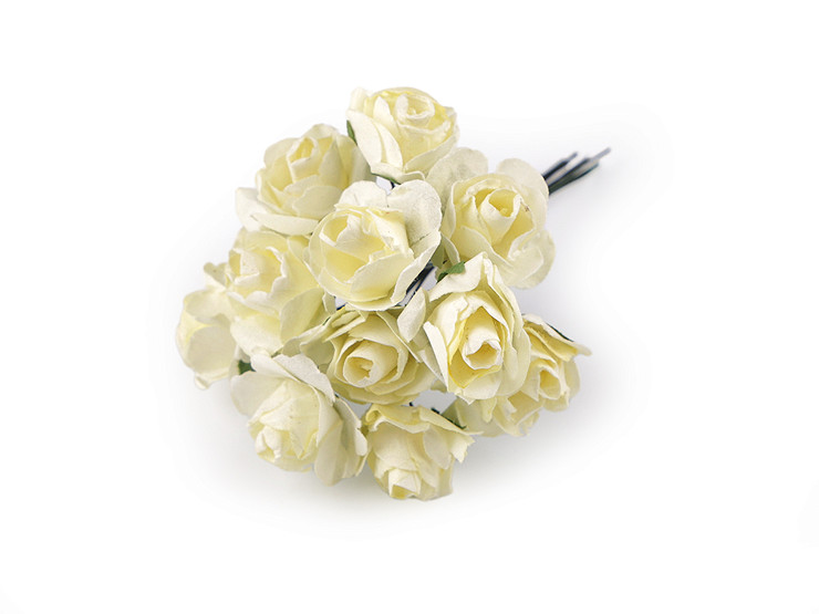 Rose artificiali per boutonniere 