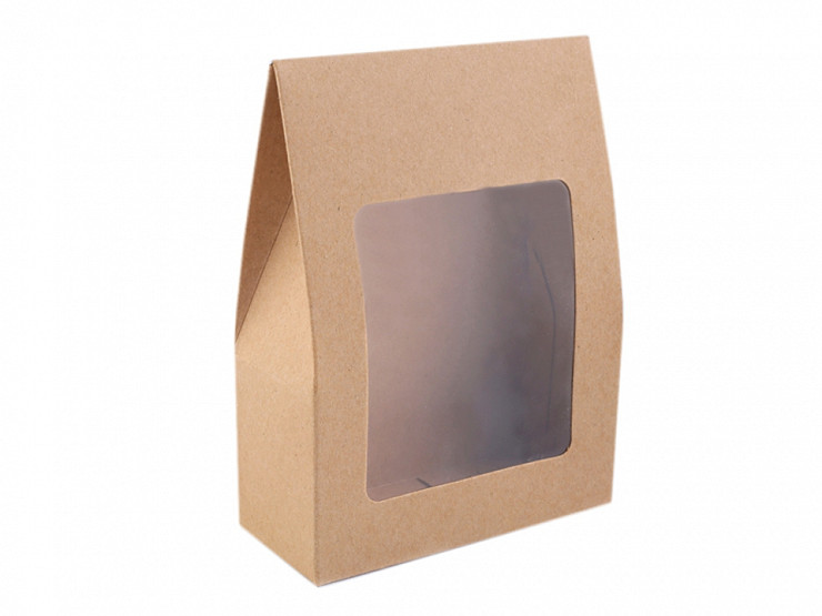 Paper Bag Natural with See-through Window