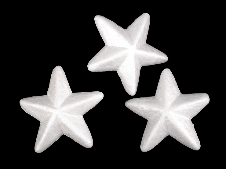 Gwiazda 3D styropianowa Ø8,5 cm