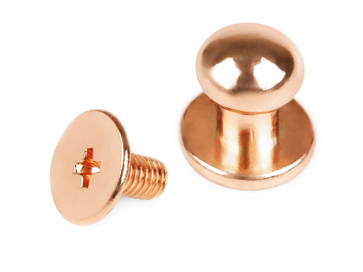 Screw In Button Head Nail Rivets Ø7 mm