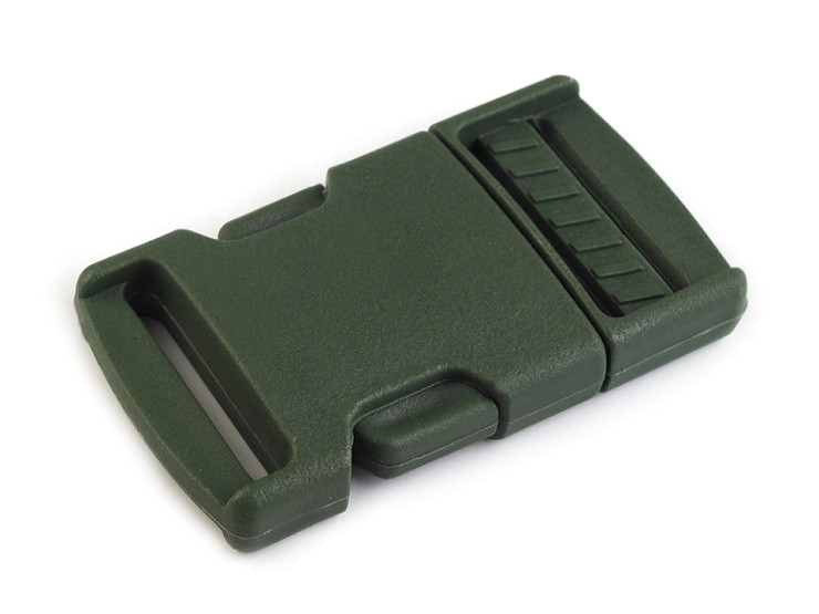 Plastic Side release Buckle with Strap Adjuster width 25 mm