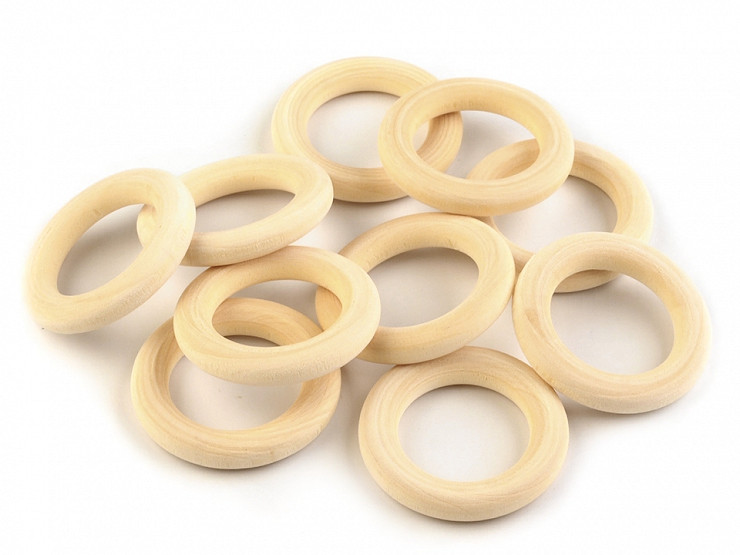 Wooden Curtain Ring Ø25 mm