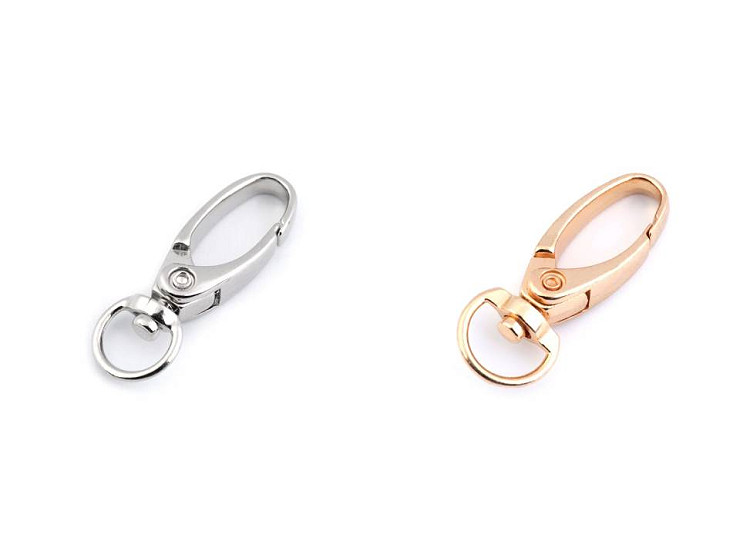 Metal Swivel Snap Hook / Carabiner, fits 10 mm strap