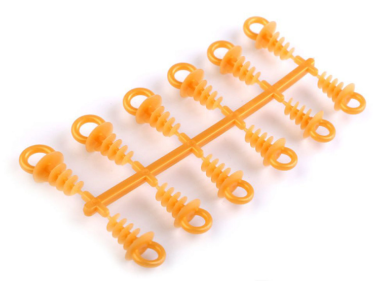 Yeux de vis en plastique DIY, 1,1 x 2,5 cm pour formes en polyester