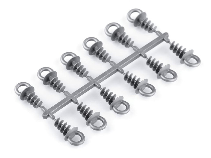DIY Plastic Screw Eyes 1.1x2.5 cm for Polyester Shapes