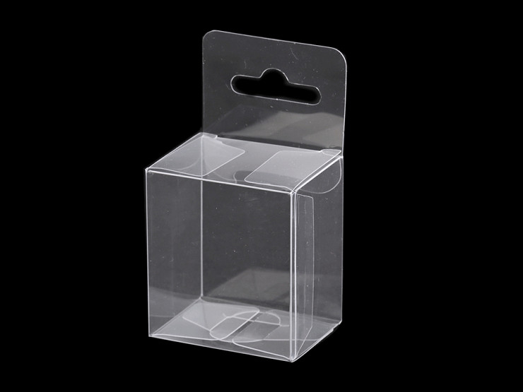Transparente Kunststoffbox zum Aufhängen
