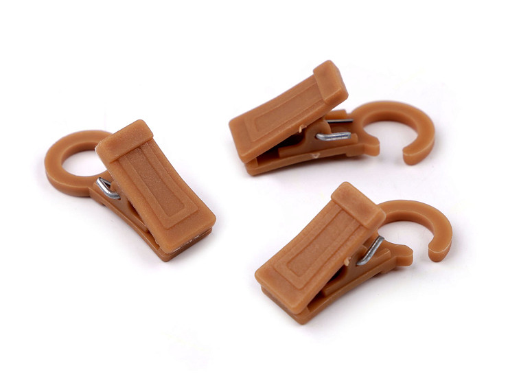 Plastic curtain clips with hook