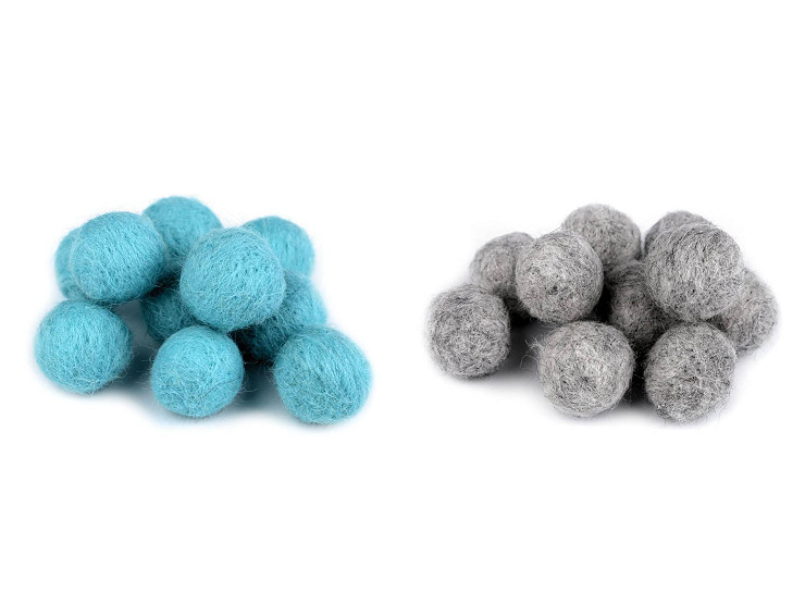 Kulki / pompony filcowe Ø20-25 mm