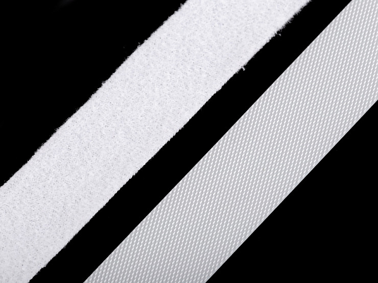 Bande Velcro, largeur 20 mm, profil bas, souple